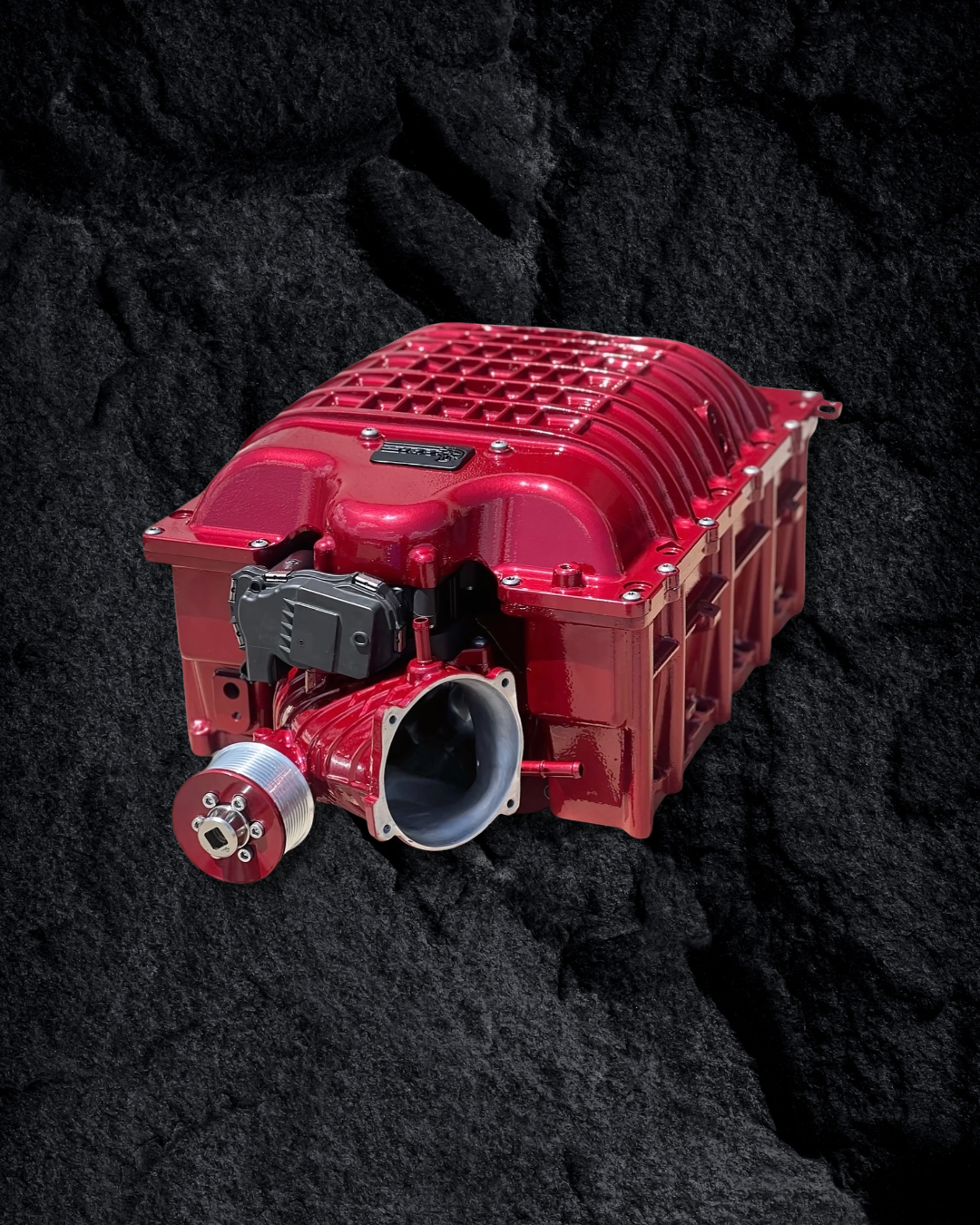 F.A.S. Motorsports red coated supercharger